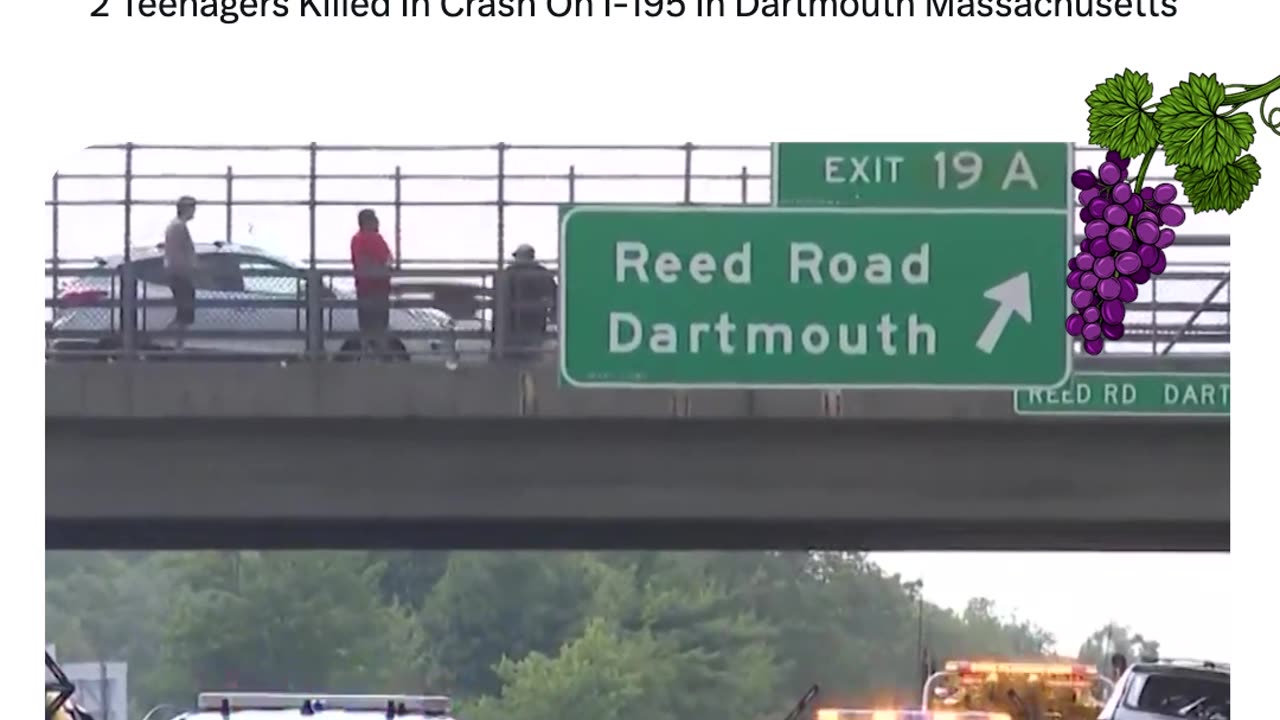 2 Teenagers Killed In Crash On I-195 In Dartmouth Massachusetts