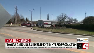 Toyota invests $912 million to increase hybrid production, adding 252 U.S. manufacturing jobs.