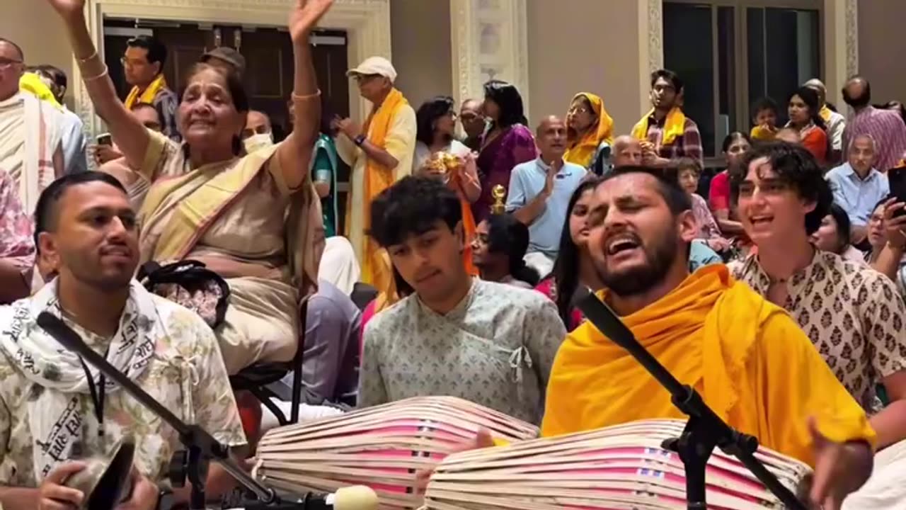 Temple kirtan at Iskcon of DC, USA August 2025