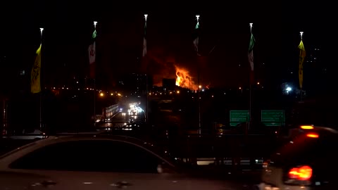 Fire rages at Tehran's Shahran oil depot after Israeli attack