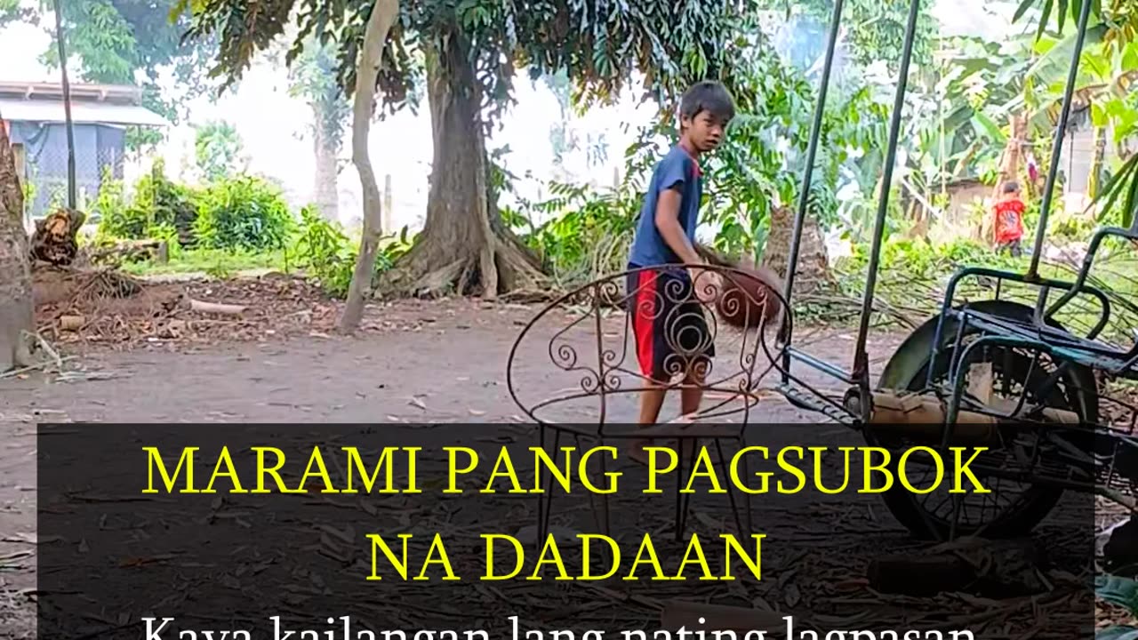 Marami pang pagsubok na dadaan, kaya kailangan lang nating lagpasan at wag sumuko.💪