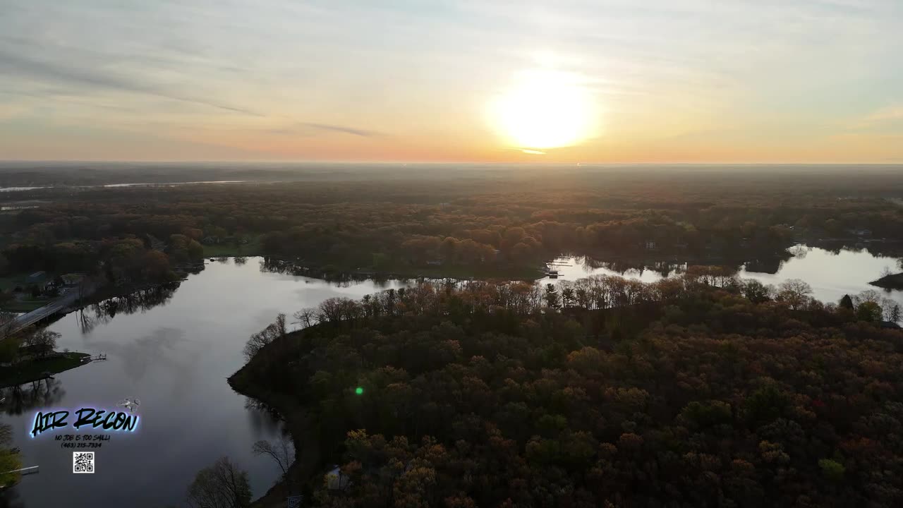 Beautiful sunrise in Michigan