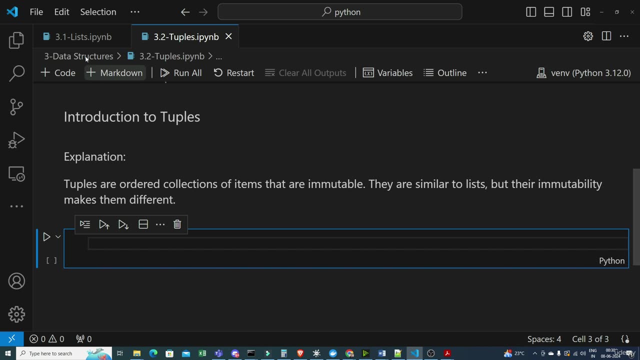 4.2 Tuple In Python Krish Naik ML