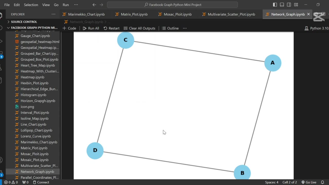 🌐 Create The Network Graph Using Python