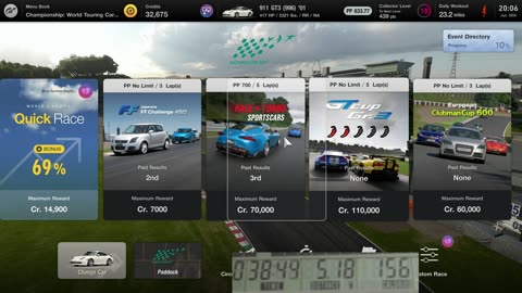 Playing Gran Turismo 7 while riding exercise bike