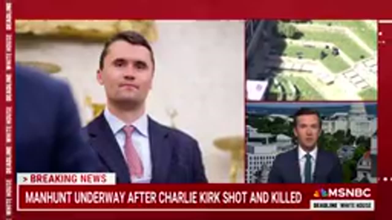 Manhunt underway after Charlie Kirk shot and killed