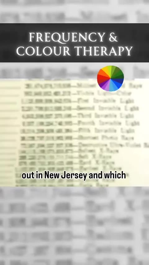 Colour and frequency therapy