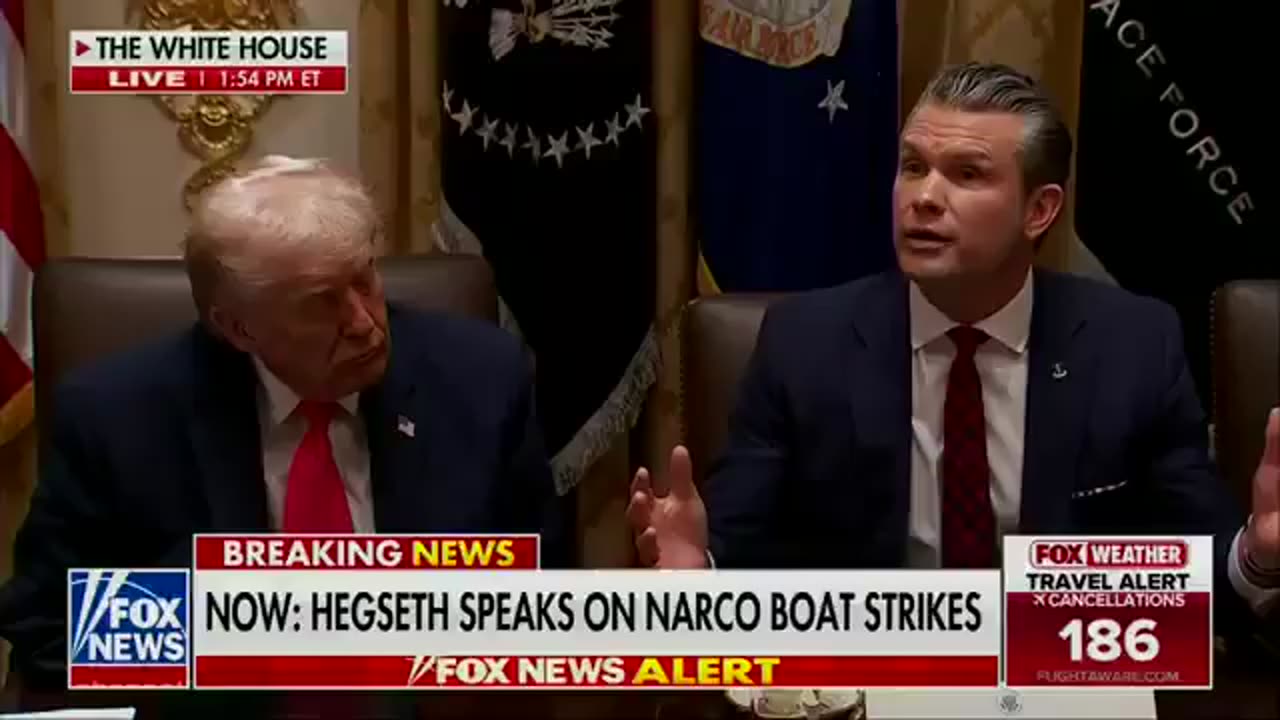 Sec. Hegseth WRECKS the news media I did not personally see survivors.