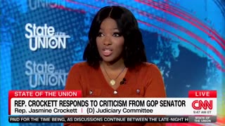 Crockett on CNN: "It hurts my heart that only 2 Caucasians voted against honoring Charlie Kirk"
