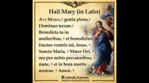 Glorious Mysteries of the Rosary (in Latin)