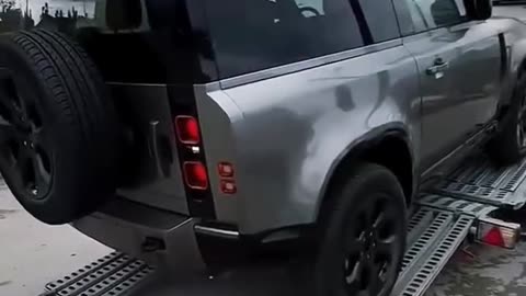 Epic Land Rover Unloading from Trailer | Thrilling Car Shipping!