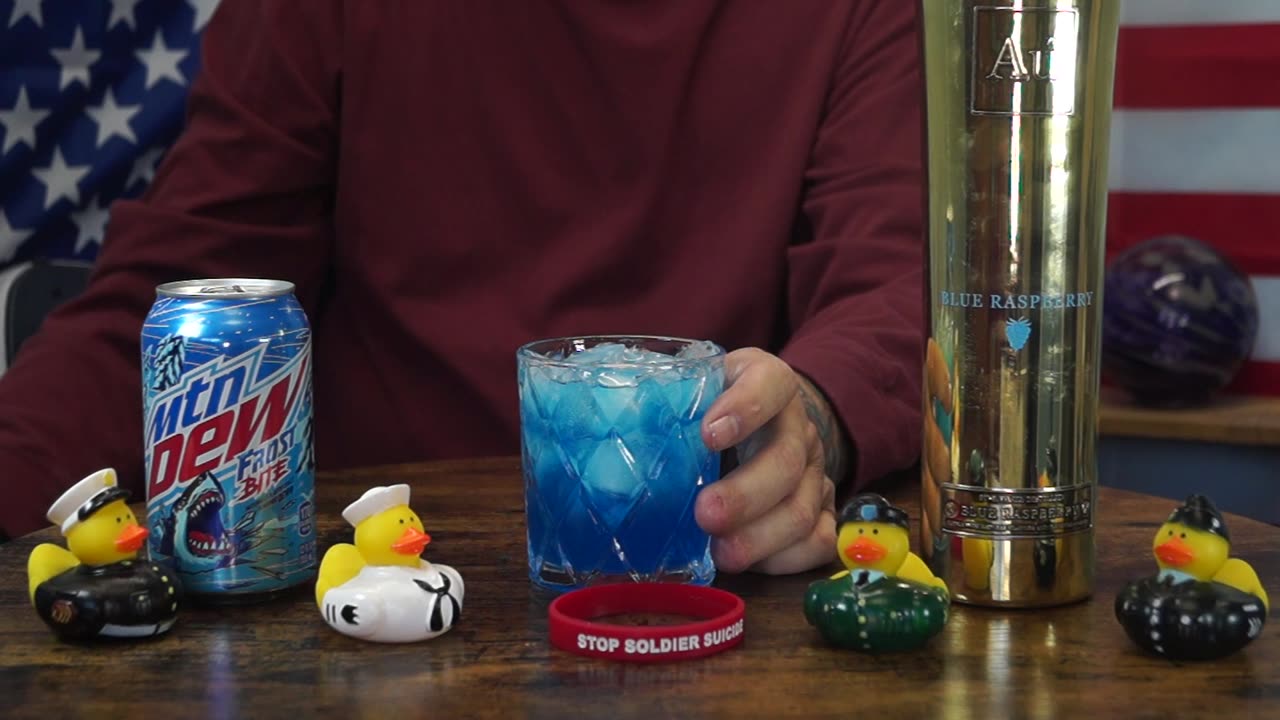 Gordon Sanderson - AU Blue Raspberry Vodka & Mtn Dew Frost Bite