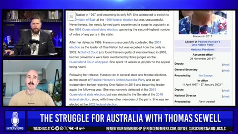The Struggle For Australia - Thomas Sewell