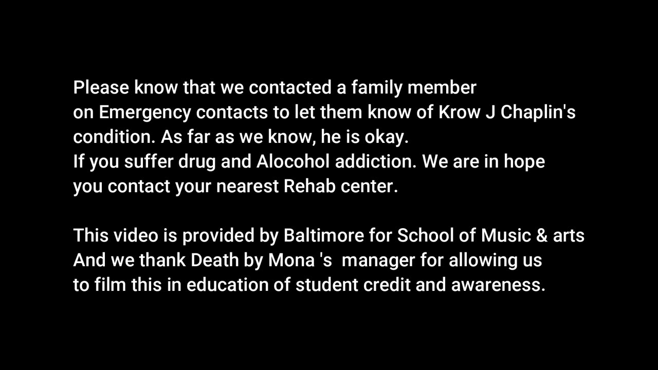 Krow J Chaplin's last interview before Death.