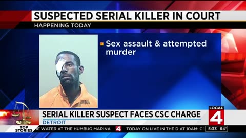 Detroit black serial killer suspect faces charges in separate rape case