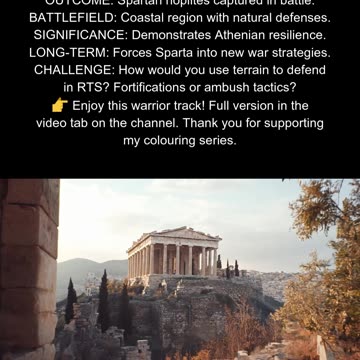 Athens vs. Sparta 429 BC Battle of Pylos #AncientGreece