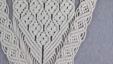 Mini Macramé Wall Hanging 🧵 | Small, Elegant & Handmade