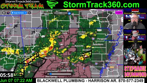 LIVE SEVERE WEATHER COVERAGE - Arkansas & Missouri Ozarks