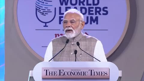 PM Modi participates in The Economic Times World Leaders Forum