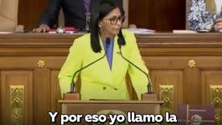 Delcy Rodríguez: "Venezuela toda está amenazada. Por eso llamo a la unión nacional"