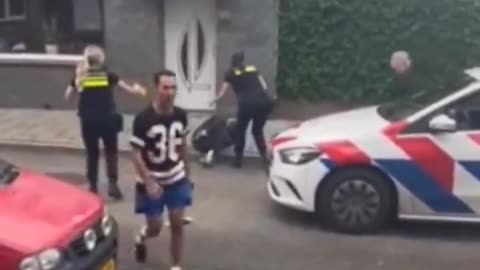 The Dutch police force isn't joking around. Problem solved.