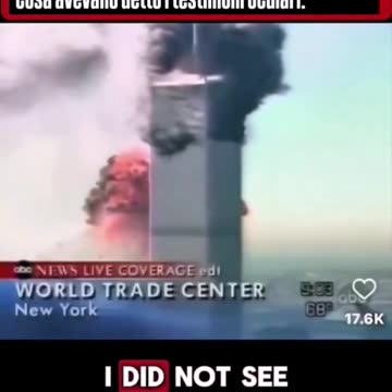 ATTENTATO TORRI GEMELLE: "Le esplosioni non erano causate da aerei"