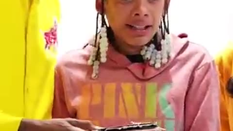 Lil RT SMASHED Her Phone! 😳😧 #lilrt #woody #yslwoody #lilwoody #genz