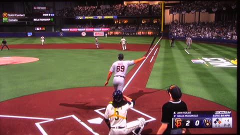 MLB The Show: San Francisco Giants vs Milwaukee Brewers (S15 NLCS G3)
