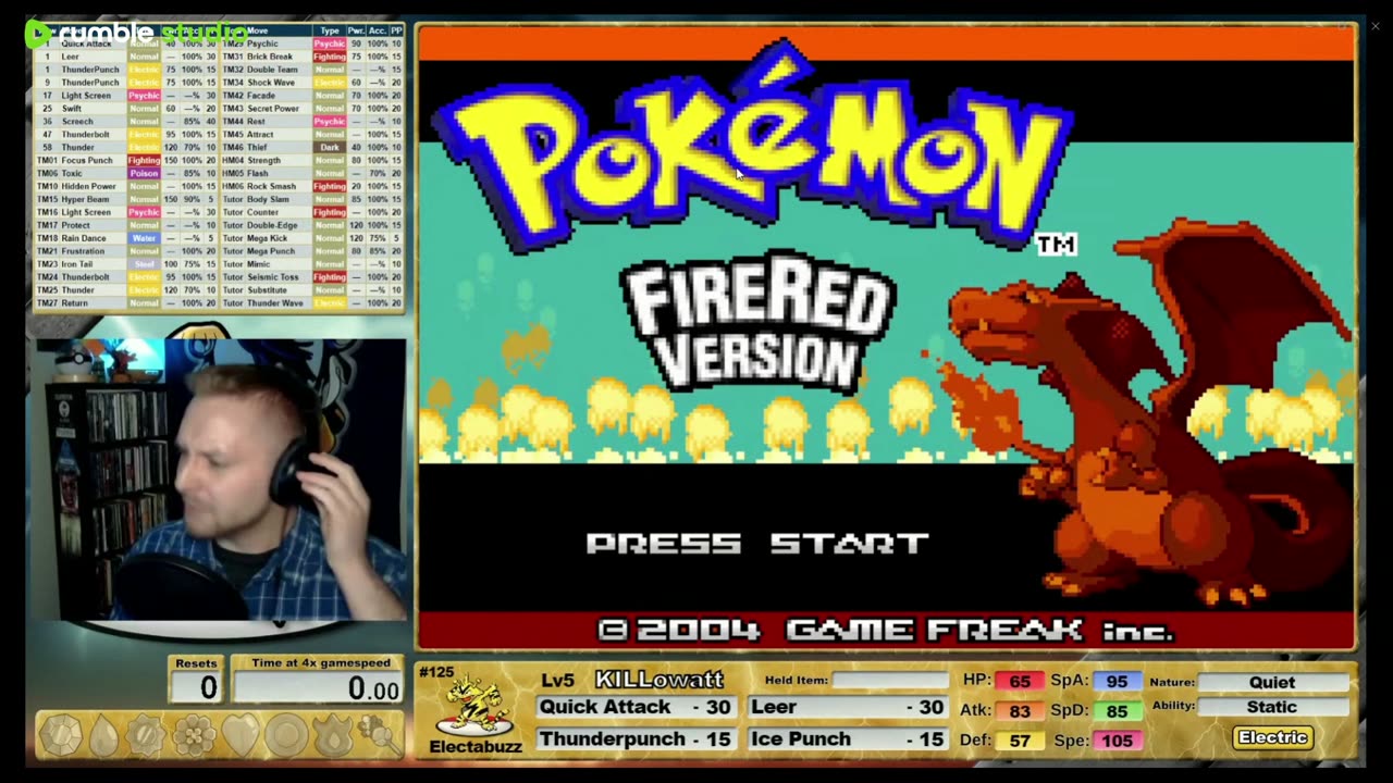 LIVE Initial Run - Pokémon FireRed