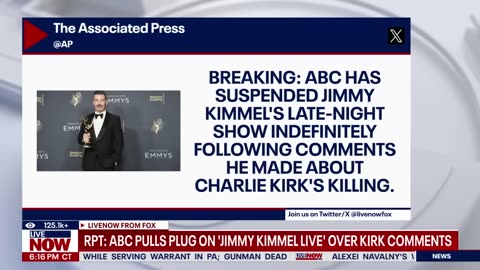 Jimmy Kimmel's show pulled 'indefinitely' over Charlie Kirk comments
