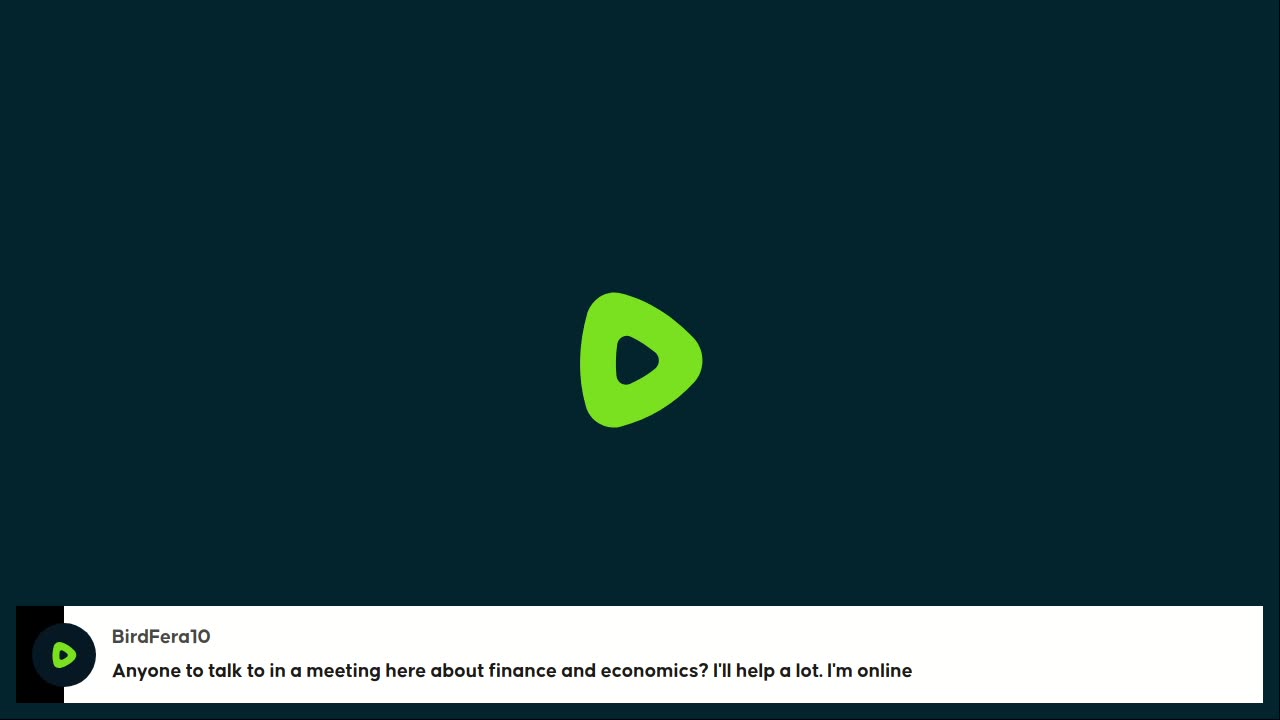 Anyone to talk to in a meeting here about finance and economics? I'll help a lot. I'm online