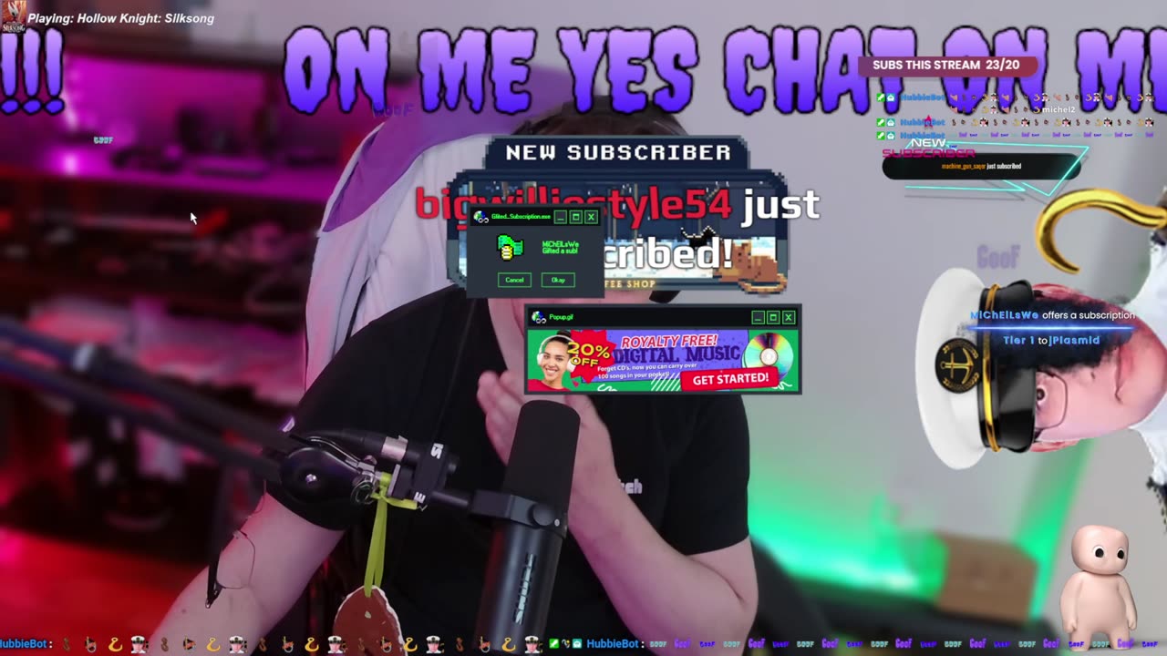 MiChElLsWe || CAPTAIN 12H Silksong Saturday! Bugs, Bosses & Goof All Day!