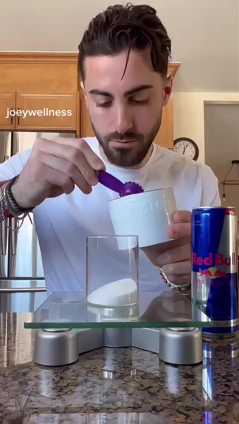 Here’s how much sugar is in one can of Red Bull