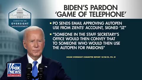 Biden breaks silence on BOMBSHELL autopen report_ 'Political retribution'