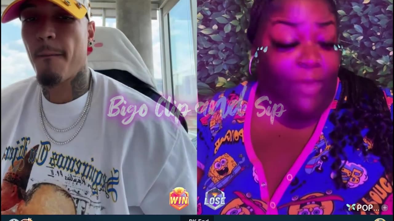 Flocko lines Pop for impromptu interview about Moet 7/24/25 #bigoclipandsip