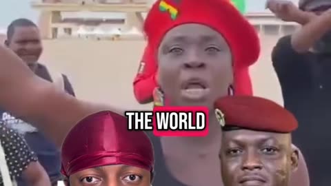Viral speech by Ghanaian woman 🇬🇭 Black Coffee says pressure on Ibrahim Traoré 🇧🇫 is part