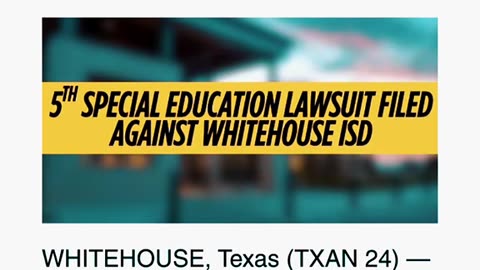 Whitehouse ISD 5 federal lawsuits