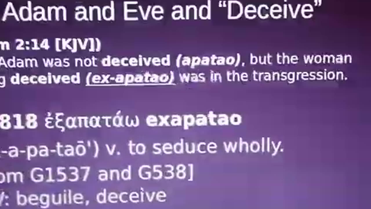 Indepth Word Study On DECEPTION (Part One): Why You've Been Deceived