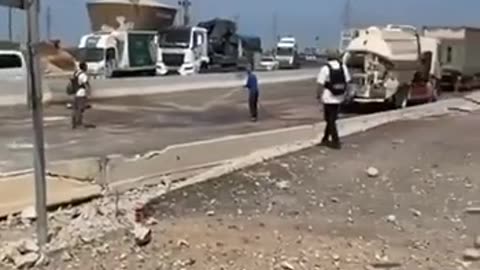 🔥🛡️ Israel Iran War | Damage from Iranian Missile Attack on Roadway | RCF
