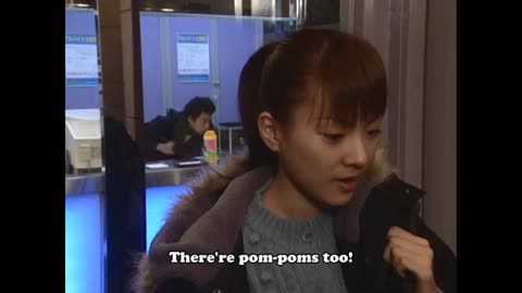 Usagi & Mamoru sailor moon live action act 19 Motoko gives Motoki her scarf as valentine gif