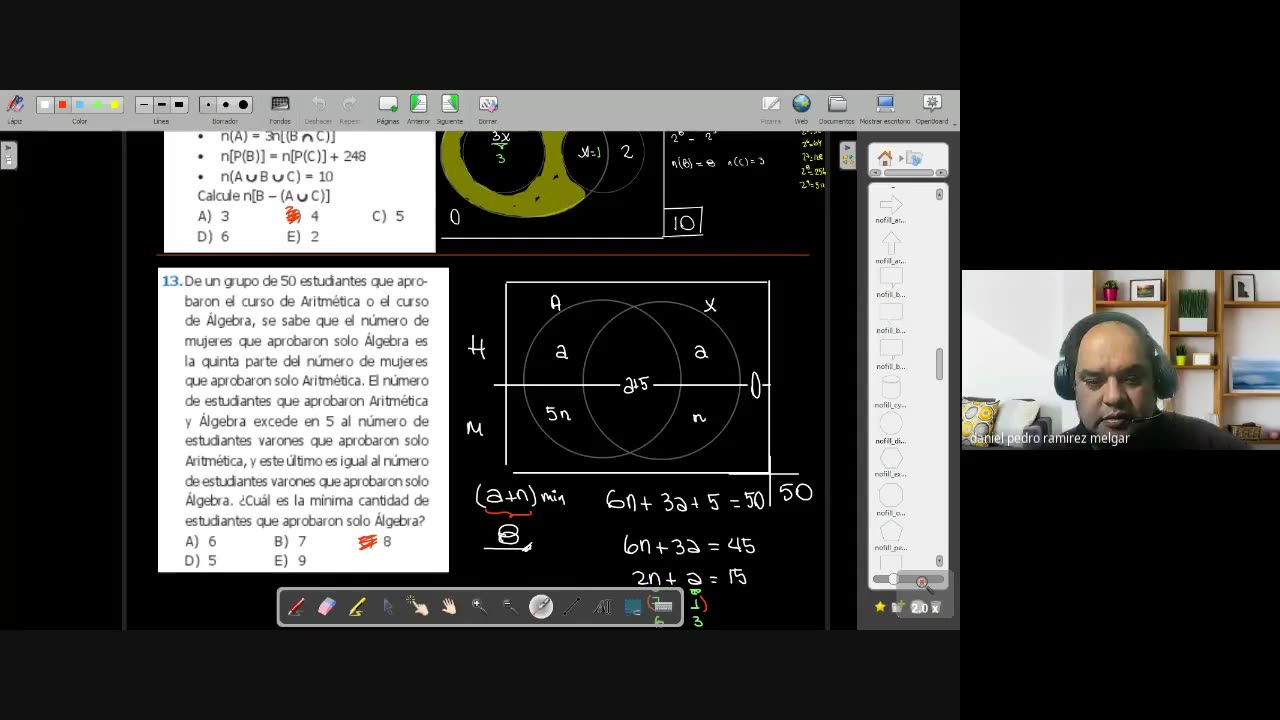 PAMER SEMESTRAL 2023 | Semana 07 | Aritmética: Conjuntos II