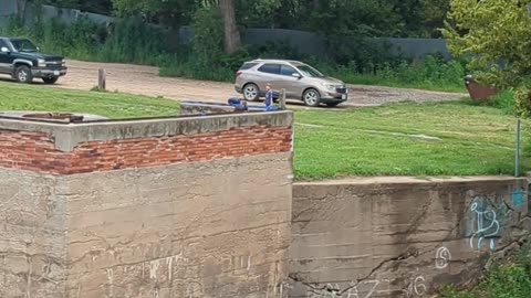 BradKuz76 Fairbury Dam with Tommy 2025