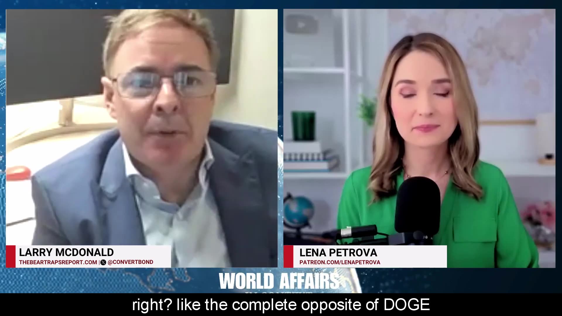 Larry McDonald: Trumps not playing 4D chess nor is this controlled reset