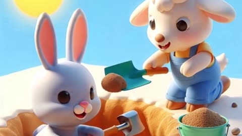 Rabbit and goat