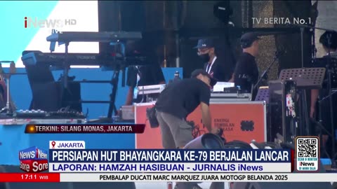 Preparations for Bhayangkara Day 2025 at Monas, Prabowo Will Attend | iNews Afternoon | 06/30