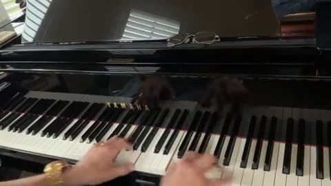 Dino at the Piano 8-28-25 I've Anchored My Soul/If I Could Hear Mother Pray Again