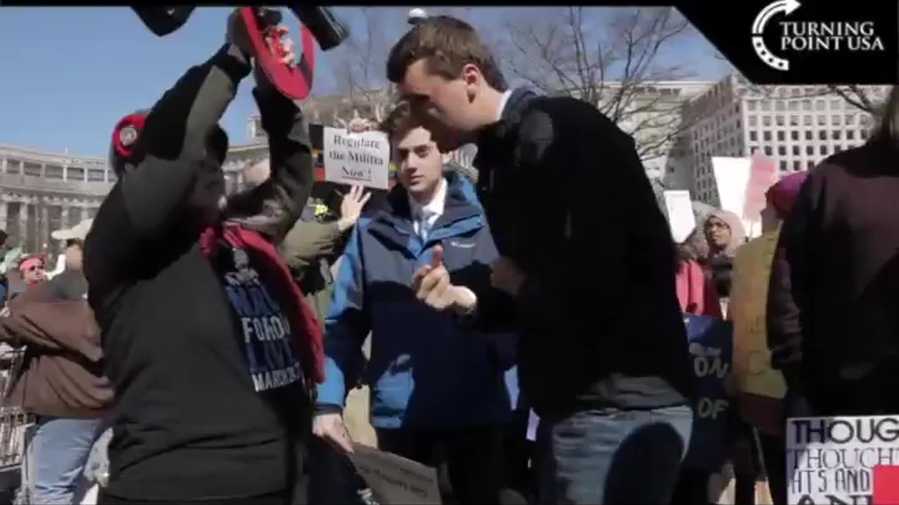 Charlie Kirk vs. College Leftist on Gun Control / Full Handgun Ban