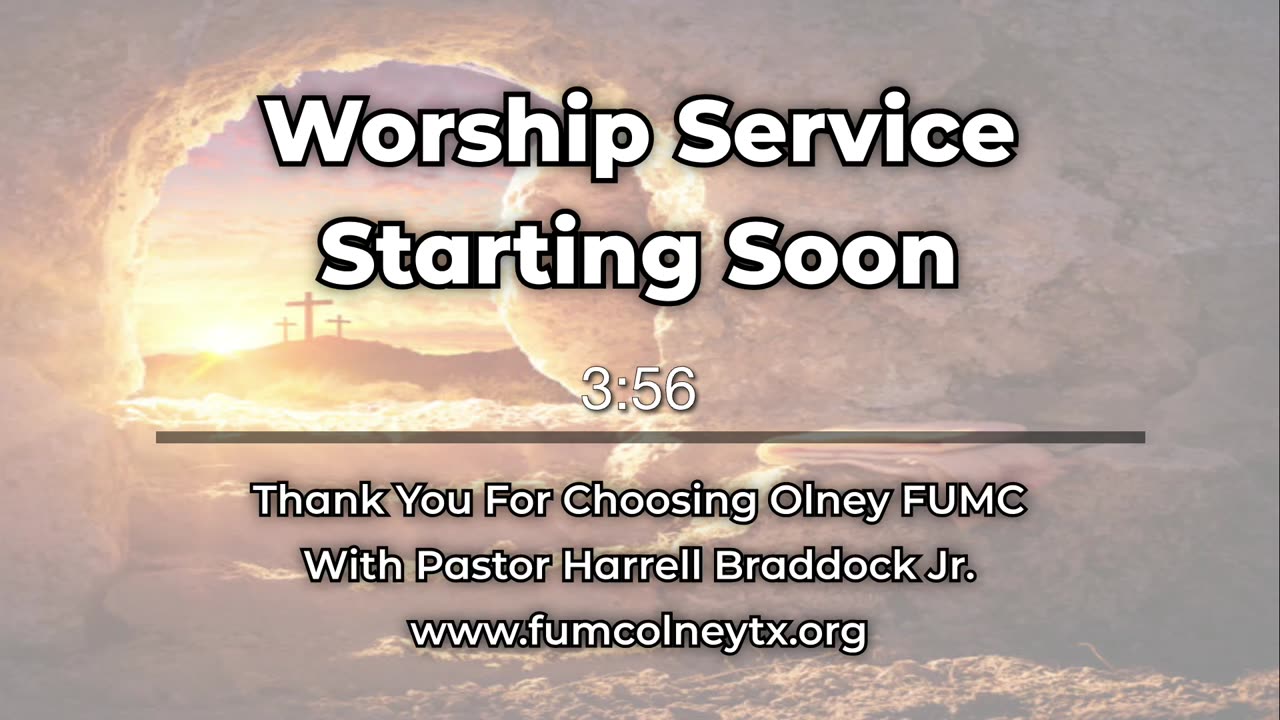 Sunday worship service