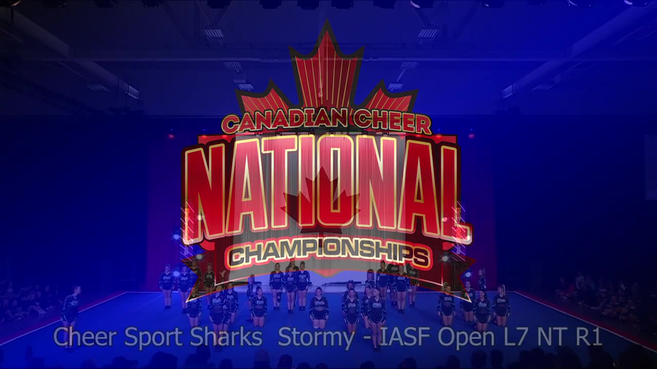 Cheer Sport Stormy Sharks Nationals 2025 Day 1