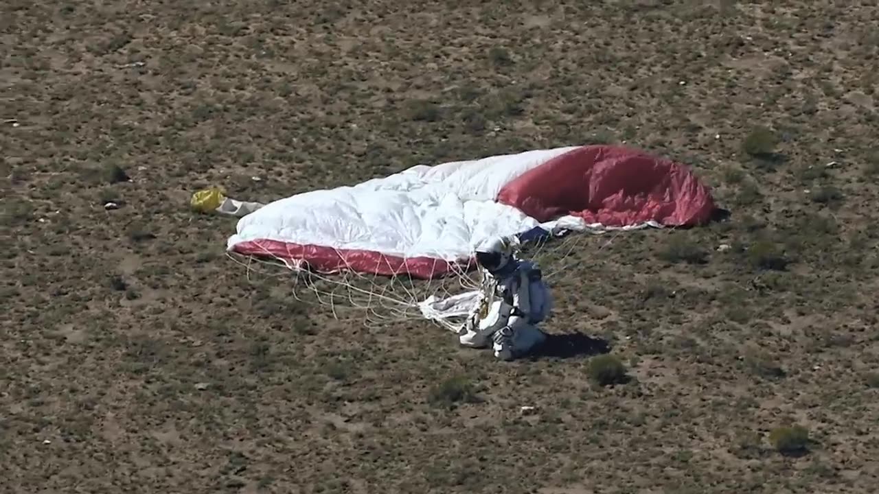 A jumped from space